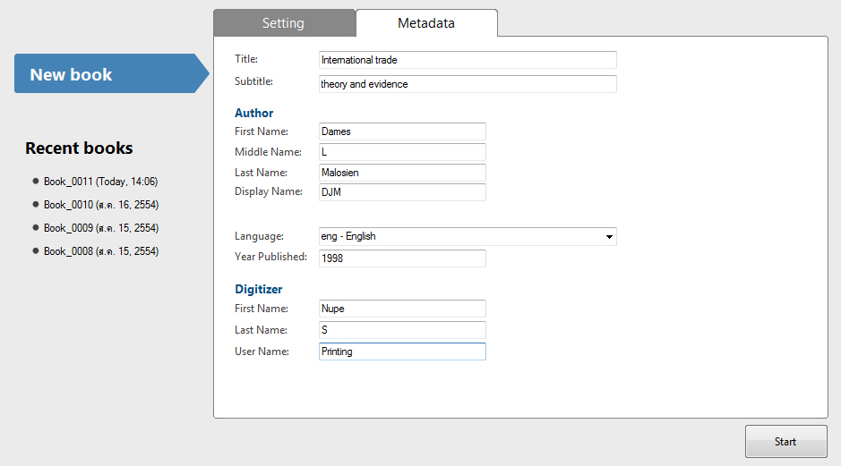 Metadata