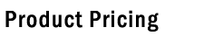Product Pricing